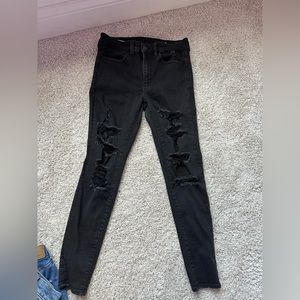 COPY - American Eagle Black Ripped Jeans!